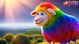 Baa Baa Rainbow Sheep  | Nursery Rhyme | MTRin Channel