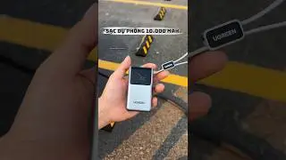 Pin sạc dự ph&ograve;ng 10.000mah 55W Ugreen #pinsacduphong #ugreen #anhthoreview