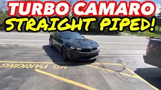 2021 Chevy Camaro 4cyl TURBO DUAL EXHAUST w/ STRAIGHT PIPES!