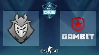 CS:GO - G2 vs. Gambit [Train] - ESL One Cologne 2016 Offline Qualifier - Round 4