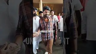 talasani srinivas yadav anna son sai anna entry at Hyderabad #talasanisrinivas #talasani #brs #kcr