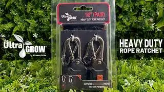 Rope Ratchet Light Hangers | UltraGrow by Plantmax