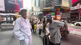 GUY FISHER AT TIMES SQUARE