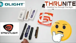 Best $20 EDC Flashlight OLIGHT VS THRUNITE VS STREAMLIGHT
