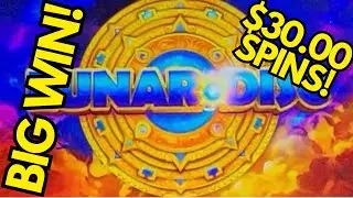 AMAZING WIN!  UP TO $30.00 BETS ON LUNAR DISC!!!  VERY EXCITING GAME!