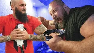 Stofftier Daniel und Dennis beim einkaufen/ Die Mahlzeit des armen Mannes