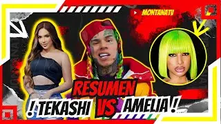 Quién gano! tekashi VS Amelia Alcántara  (Live Completo)