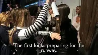 Behind the scenes at the Dimitri Fashion Show in Berlin