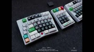 wK Alice 3 Split 2.4g wireless keyboard 。support vial