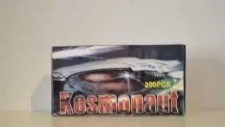 Kosmonaut van lesli vuurwerk