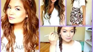 Easy How To: AirBrush Makeup and Romantic Hair Tutorial