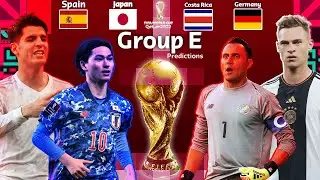 2022 FIFA World Cup Predictions: Group E {Spain, Costa Rica, Germany, Japan}