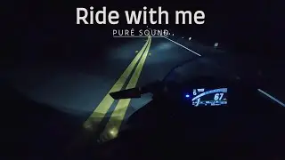Ride with me - Relaxing night ride | Pure sound | Ninja ZX4R + Austin Racing Exhaust