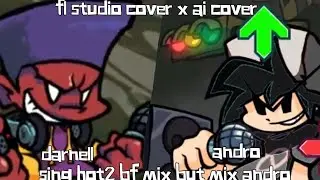 Fnf mods Due Debts bf mix but Andro meda sing hot2 mix Andro version fl studio cover x ai cover