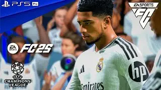 Real Madrid vs Marseille | UEFA Champions League | Full Match | EA FC 25 (PS5)