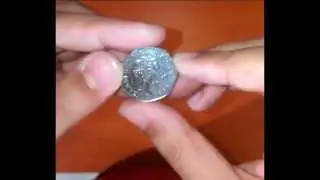 50p DOUBLE Fold Coin Magic Trick Game