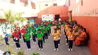 Republic day 2020 - Aerobic exercise by 6th children
