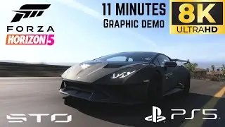 FH5 Huracan STO 8K Graphic Demo Gameplay PS5 No Commentary