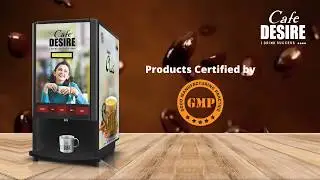 Cafe Desire Coffee Tea Vending Machine