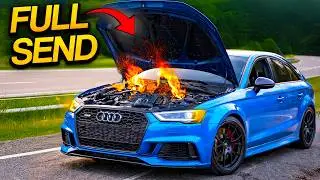Двигатель AUDI S3 мощностью 460 л.с. взорвался!