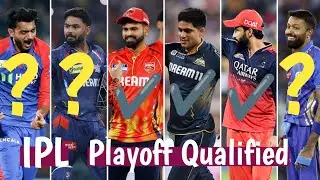 IPL 2025 Playoff Prediction  //  RCB, PBKS,GT,MI IPL Qualification