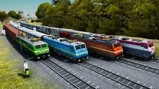 Vintage Steam Train And Asian High Speed Train Asembling And Testing - ASMR FENFA TRAINS