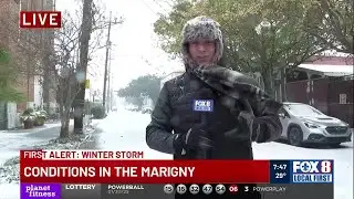 Snow conditions in the Marigny