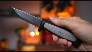 Mora Robust knife, Carbon steel, TPE handle (12249)