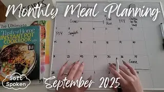 ASMR | Planning My September Meals 🍁🧡🍴 | Soft Spoken, Lofi ASMR