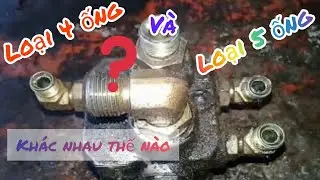 Bót lái thủy lực , vì sao có loại 4 đường dầu có loại 5 đường ?