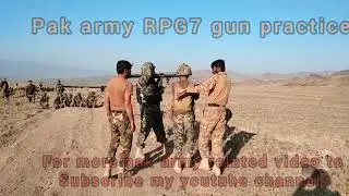 Pak Army commandoes RPG 7 gun Firing video