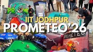 PROMETEO&rsquo;26 IIT Jodhpur 🤖🔥 | Robotics Events, Tech Vibes & DJ Night Madness #iitjodhpur #prometeo