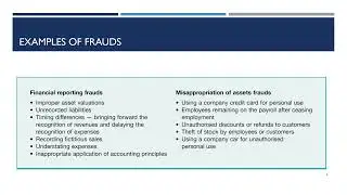 11. Evaluate Fraud Risk