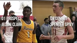D1 Prospect VS D3 Commit.. Jelani Clark & Spencer Spivy Face Off! In-Depth Highlights