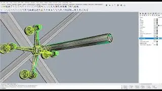 Rhino 6 3D Structures (Glass Spider Tension)