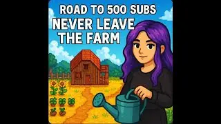 Stardew Valley but we NEVER leave the farm! Part 39! We have (some) slimes!