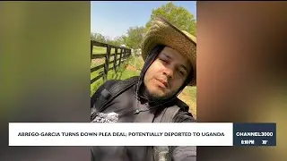 Kilmar Abrego Garcia, free for now from jail, could be deported to Uganda.
