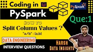PySpark Q1: How to split column values ?