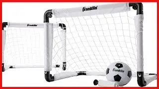 Great product -  Franklin Sports Kids Mini Soccer Goal Set - Backyard/Indoor Mini Net and Ball with