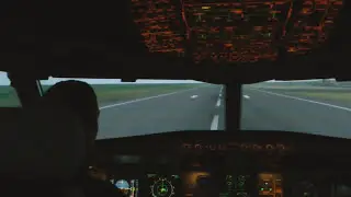 Full Motion Level D A330 Flight Simulator