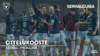 Ottelukooste: AC Oulu – VPS 28.6.2025 (Veikkausliiga)