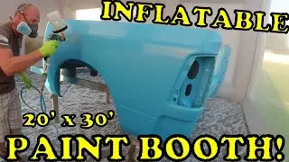 Testing 20'x30' Inflatable Paint Booth from Ebay!