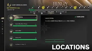 Find all the LUXURY COLLECTIBLES located in GOLF COURSES-locations(The Crew Motorfest)