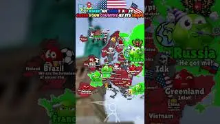 I asked an American to guess your country by its shape! ⛳️🗾 #geography #shorts #mapping #europe