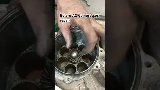 Bolero AC compressor repair#youtube#youtubeshorts#viralvideo#viral#likeforlikes#mahindra#mechanic