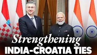 PM Modi holds a meeting with Andrej Plenković, Prime Minister of Croatia