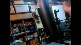 30 second intervals of drilling the heavy bag