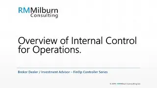 Overview of Internal Control for Operations
