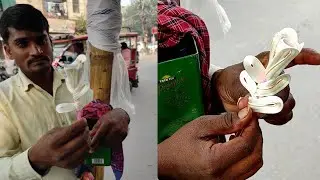 Street Style Cotton Candy 🍭🍭 Hardworking Man Selling Amazing Sugar Candy