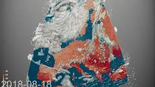 Monthly Weather Review for Europe - August 2018
